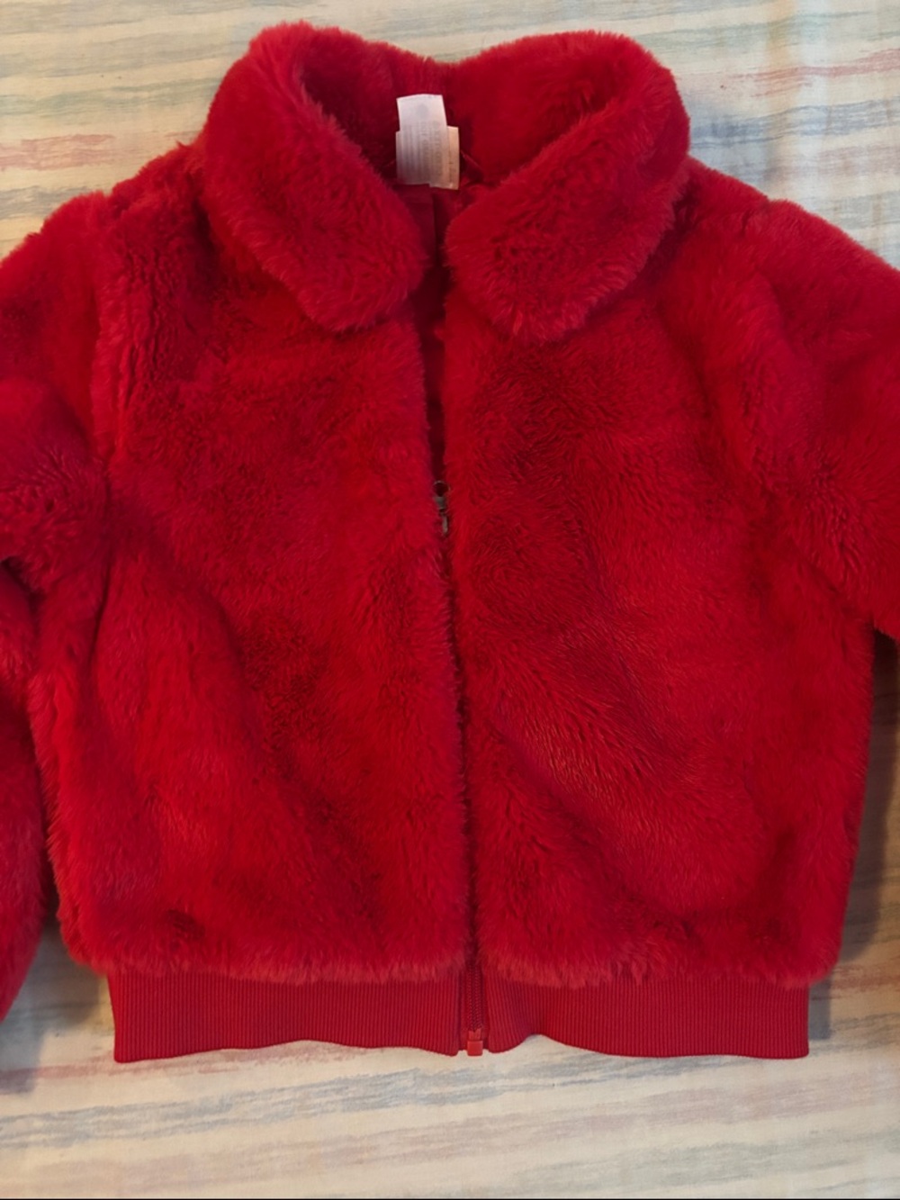 Hanna Anderson Faux Fur Jacket sz 8 - Picture 4 of 7